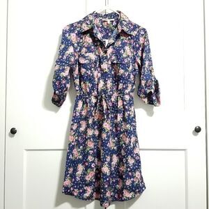 Speed control New York collar floral dress